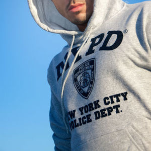 Gray NYPD Hooded Sweatshirt unisex hoodie NWT